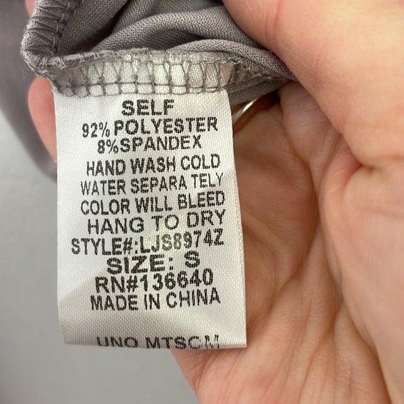 L’ATISTE By Amy Grey Pleated Tie Front Jumpsuit - Picture 14 of 14